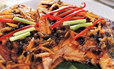 豆鼓蒸鯧魚