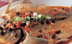 豆辣蒸魚