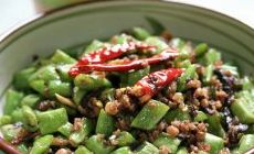 欖菜煸四季豆