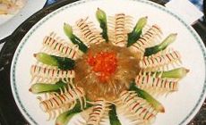 蝦子菊花魷魚