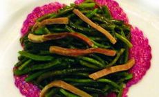 蘆蒿鹹肉絲